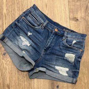 Blank NYC High Rise Fulton Cuffed Shorts